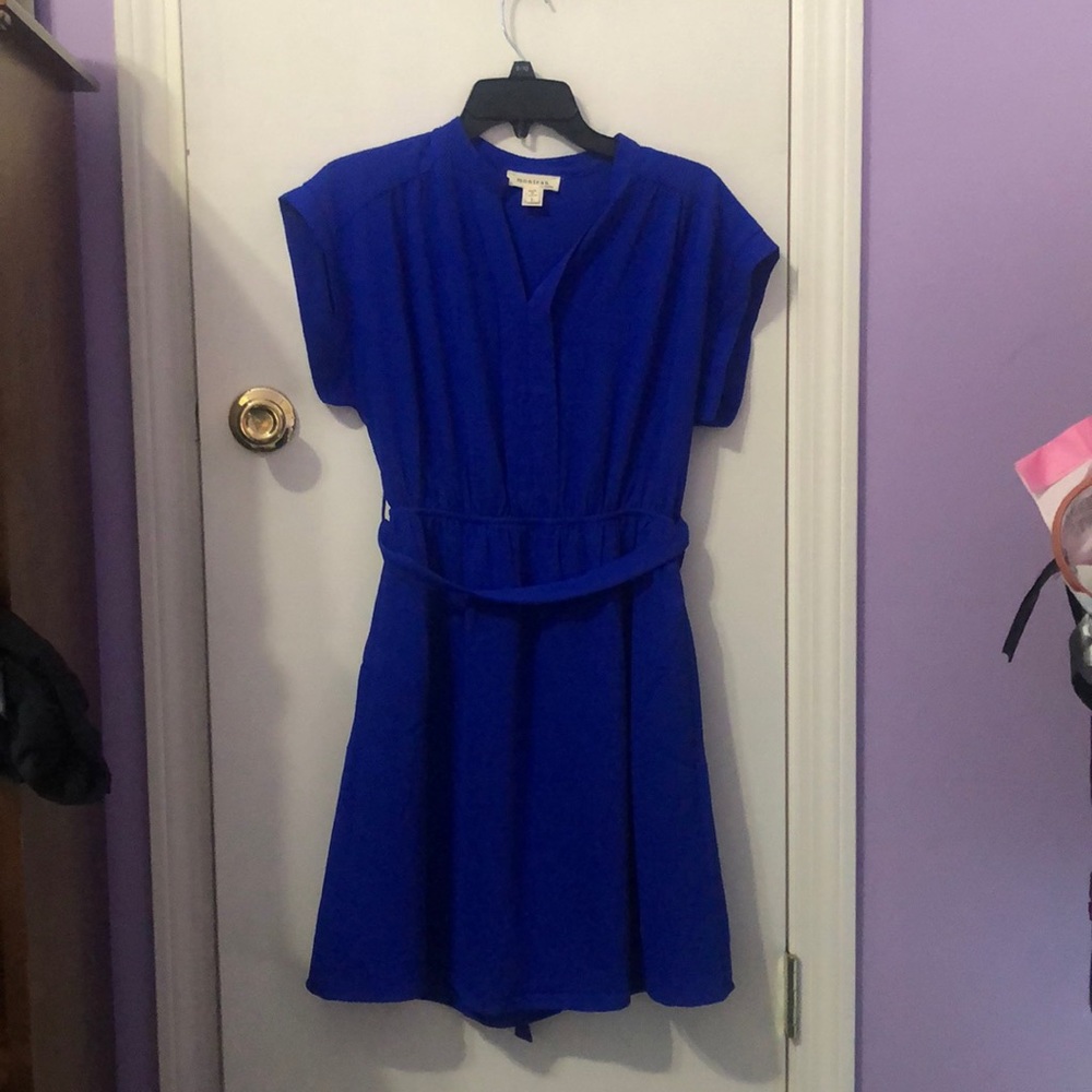 Royal blue dress